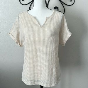 Shein Cream Sweater Top